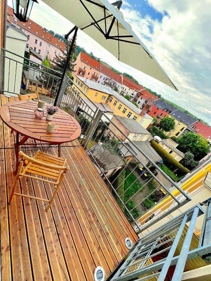Elbling Apartment Mit Terrasse - Netflix - Parkplatz - Weinbergblick Meißen Kültér fotó